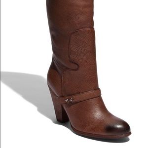 Sam Edelman Brown Leather Knee High Boots Size 8